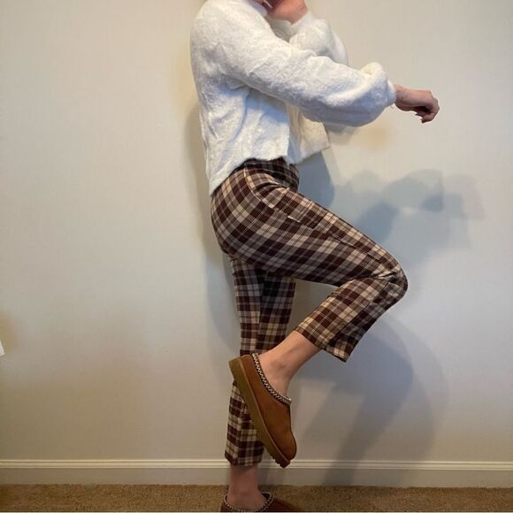 Altar’d State Plaid Pull On Kick Flare Pants - Picture 6 of 12